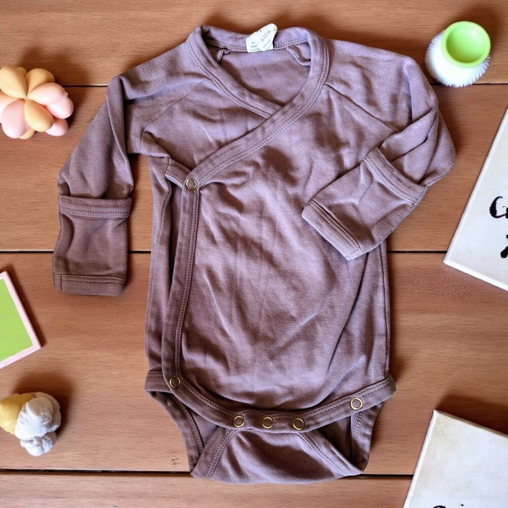 Kate Quinn Organics Sleeper One Piece Purple Violet 6-12 mo
